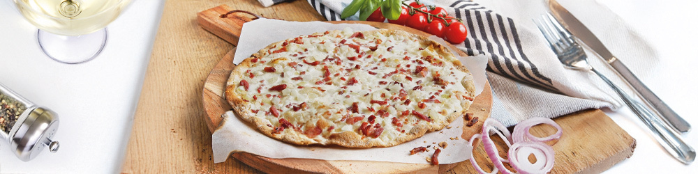 Flammkuchen zum Selbstbelegen