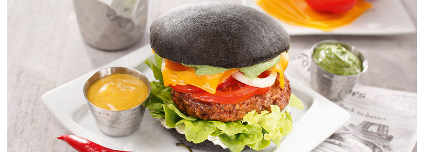 Black Burger vegetarisch