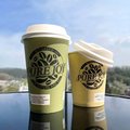 Kaffeebecher "Pure Joy Grün", 300 ml, beschichtet - 1