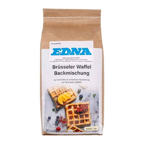 EDNA Backmischung "Brüsseler Waffeln", 1 kg