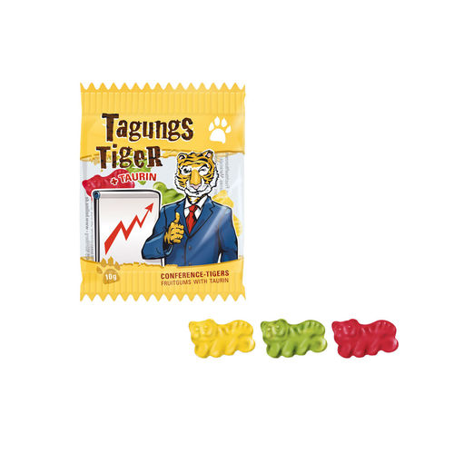 Fruchtgummi "Tagungs-Tiger"