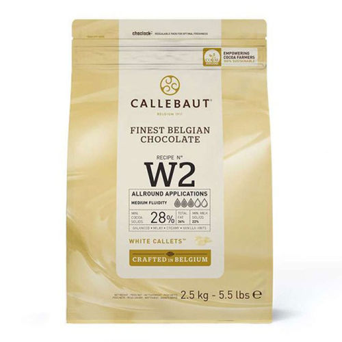 Callebaut Schokoladen-Callets W2, weiß